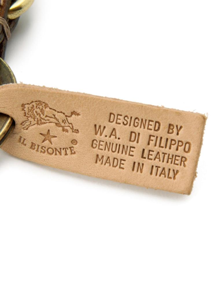 Key Ring F Brown [Il Bisonte] 54_1_5402305350