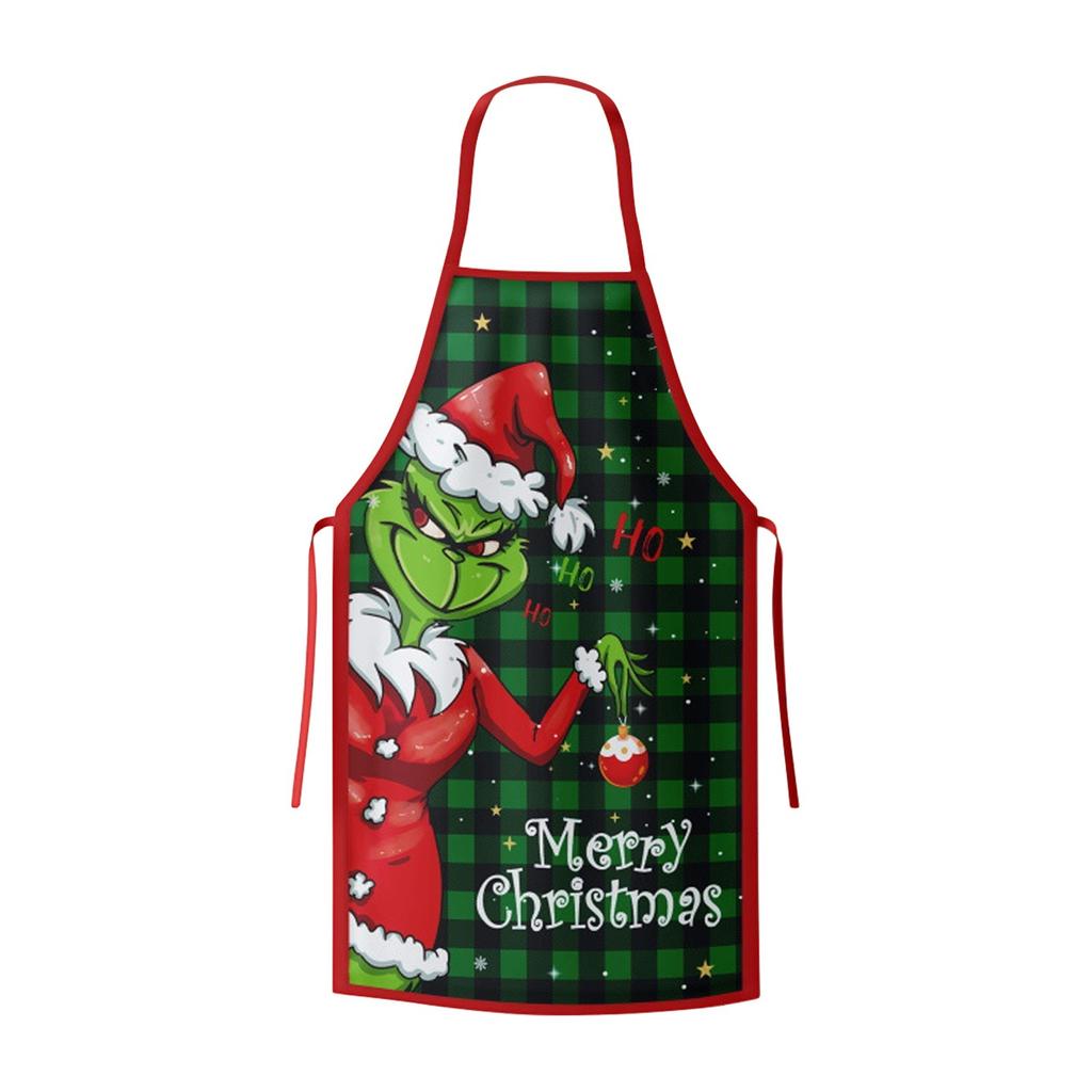 Christmas Apron: And Claus Design Home Kitchen Apron Christmas Decorations