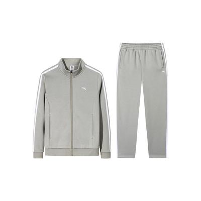 Тренировочная серия 2025 Зимний женский вязаный спортивный комплект для отдыха Женские комплекты Жемчужно-серый 962547201-4