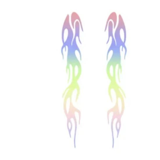 Универсальный DIY Пламя Виниловая Наклейка Наклейка Водонепроницаемая Для Автомобиля Мотоцикла Бензобак Водонепроницаемый Мотоцикл Пламя Наклейка Комплект Наклеек