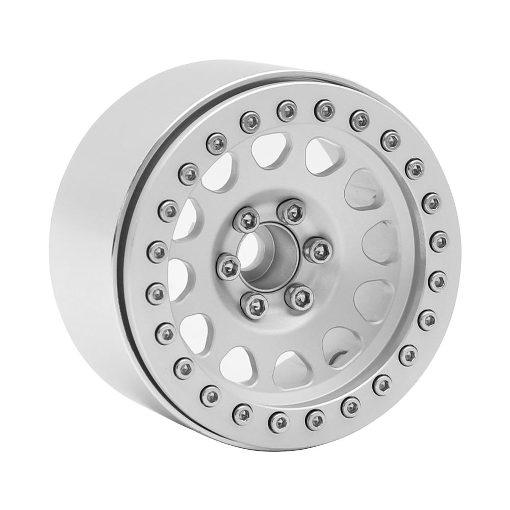 1/10 RC Crawler CNC Aluminum Alloy 2.2" Beadlock Wheels Rim for TRX4 TRX6 D90 Axial SCX10 Wraith Capra 1.9 RGT EX86100