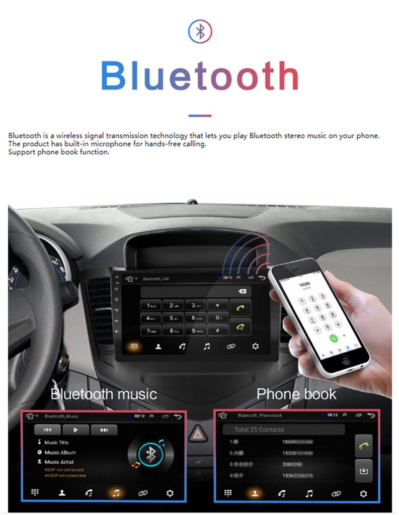 9'' Android Автомагнитола Радио Навигация WIFI Для Chevrolet Cruze 2009-2014 С Canbus