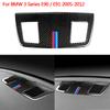 For BMW E90 E92 E93 3 Series 2005-12 Car Interior Accessories Carbon Fiber Dashboard Air Outlet Vent Frame Cover Trim