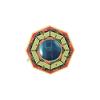 Lucky Chinese Convex Dent Bagua Mirror Bagua Wooden Mirror  Office Decoration