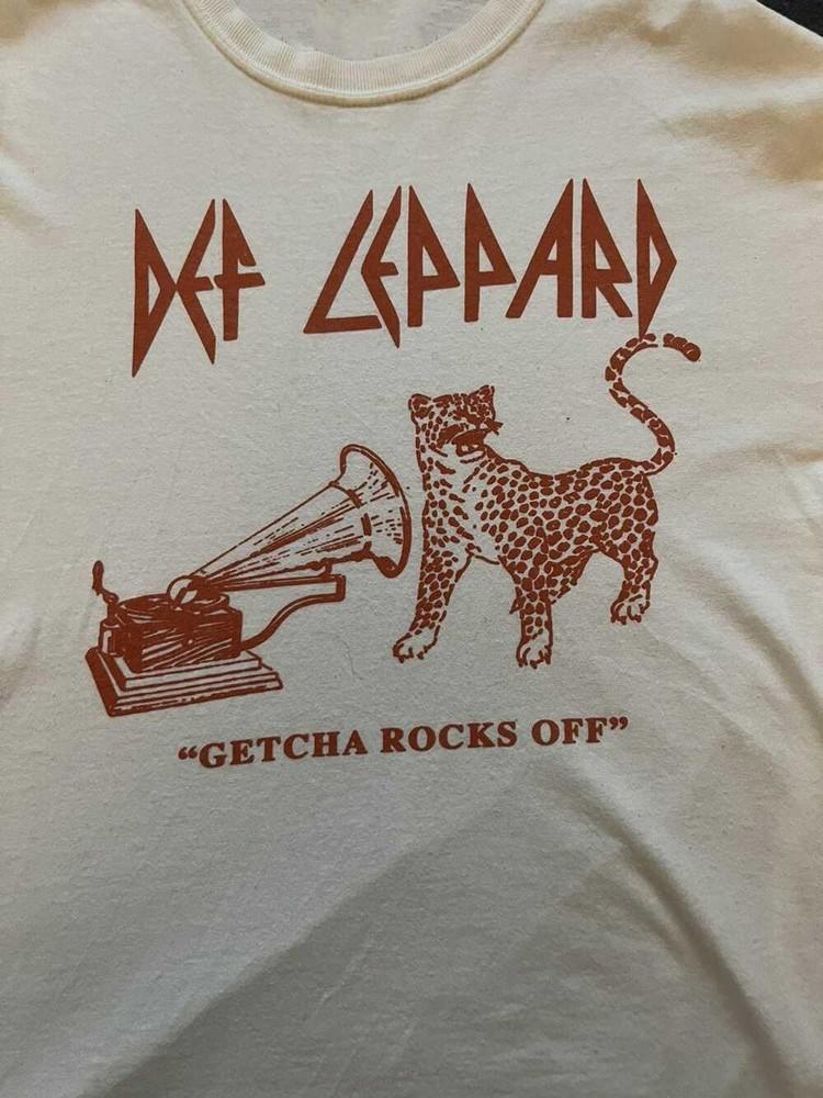 Def Leppard Группа Getcha Rocks Of Футболка Классическая Белая Унисекс S-2345XL LI488 Унисекс Футболка