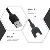 Зарядный кабель для 3 USB, сменная, позолоченный контакт, износостойкий, плоский кабель TPE, Умный фитнес-браслет
