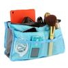 Handbag Organizer - SHOP-STORY - Turquoise - 100% Nylon - 13 Compartments - Machine Washable