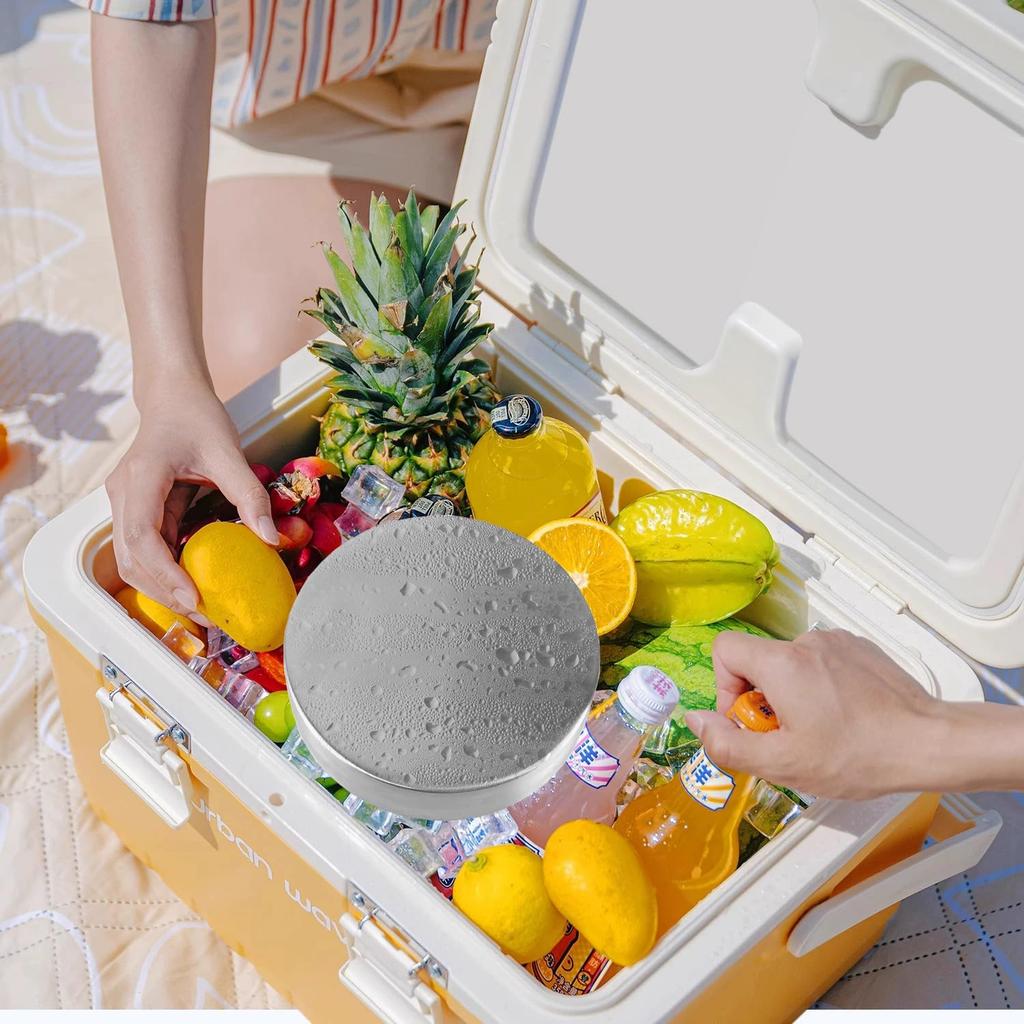 Venivici Нержавеющая сталь Лёд Мощный лёд Идеально подходит для чрезвычайных ситуаций и активного отдыха Упаковки, Долговечный, Упаковки, Двойная быстрая заморозка, Многоразовый,