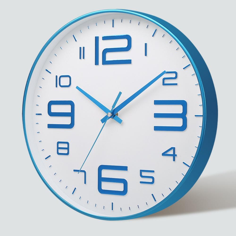 Бесшумные настенные часы в скандинавском стиле, уникальные настенные часы, персонализированные цифровые часы, бытовые