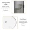Dustproof Makeup Brush Holder With Lid 360° Rotating Eyebrow Pencil Storage Box  Office