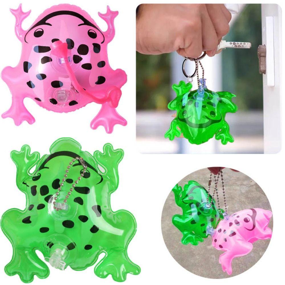 1Pcs Glowing Luminous Green Frog Balloon S/M/L Inflatable Toy Funny Frog Cub Balloon Children Kid