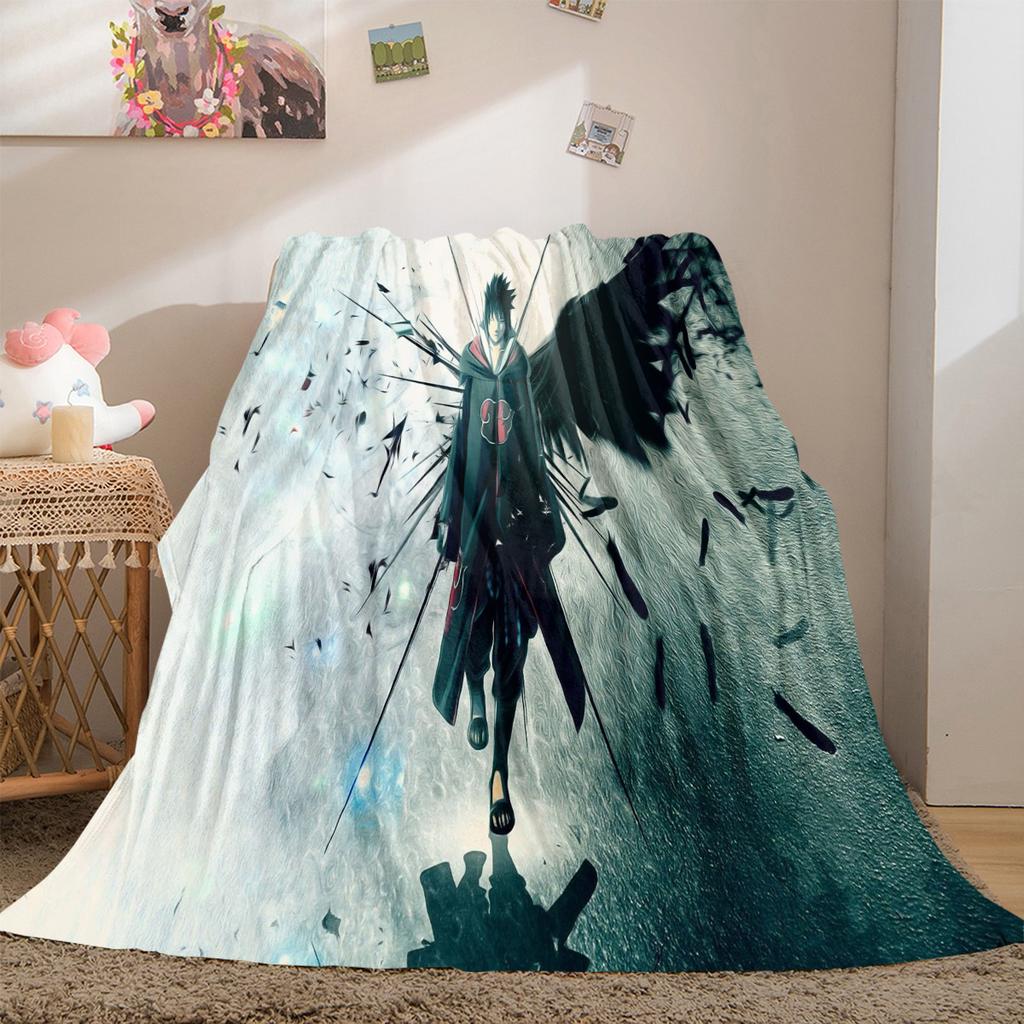 Japanese anime cartoon NARUTO famous Uzumaki Naruto blanket soft home furnishing nap decoration four seasons warm Sherpa blanket B6
