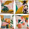 Home Decor Abstract & Animal-Patterned Pillow Covers Pattern Cushion Cover Suitable for Sofa Bedroom Car Pillow Cover