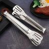 Serving Tongs Stainless Steel Food Tongs Heat Resistant Kitchen Tongs Easy To Clean Buffet BBQ Tongs Kitchen Utensil