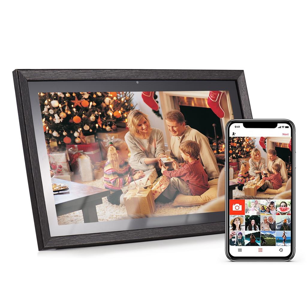Andoer 18.5 Inch Large WiFi Digital Photo Frame Cloud Digital Picture Frame Wall Mountable 1920*1080 IPS Screen Touch