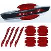 8Pcs Bling Rhinestone Car Door Handle Stickers Protector, Trim Auto Door Entry Guard Bling Stickers Car Accessories For Women And Men, Universal Car