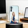 Чехол для телефона с Эммой Стоун для Samsung S25, S24, S21, S22, S23, S30, Ultra, S20, Plus, Fe, Мягкий силиконовый черный чехол