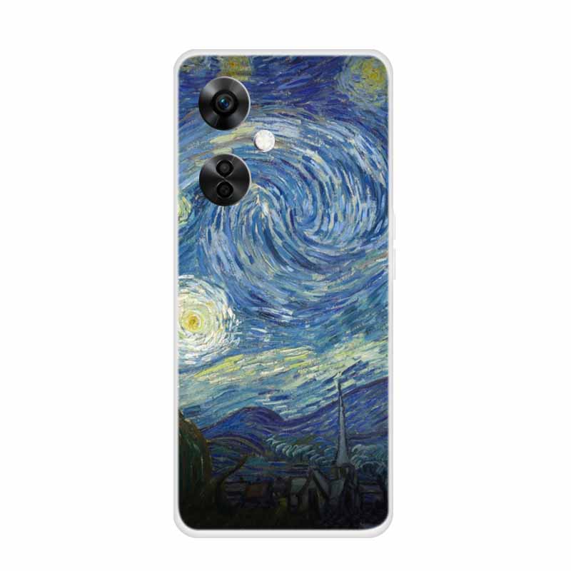 For OnePlus Nord CE 3 Lite 5G Cases Wolf Clear Soft TPU Silicone Phone Cover For One Plus Nord CE 3 5G Case Transparent Etui