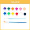 Childrens Art Set With 12 Acrylic Paints For Diy Science Experiment And Creative Coloring