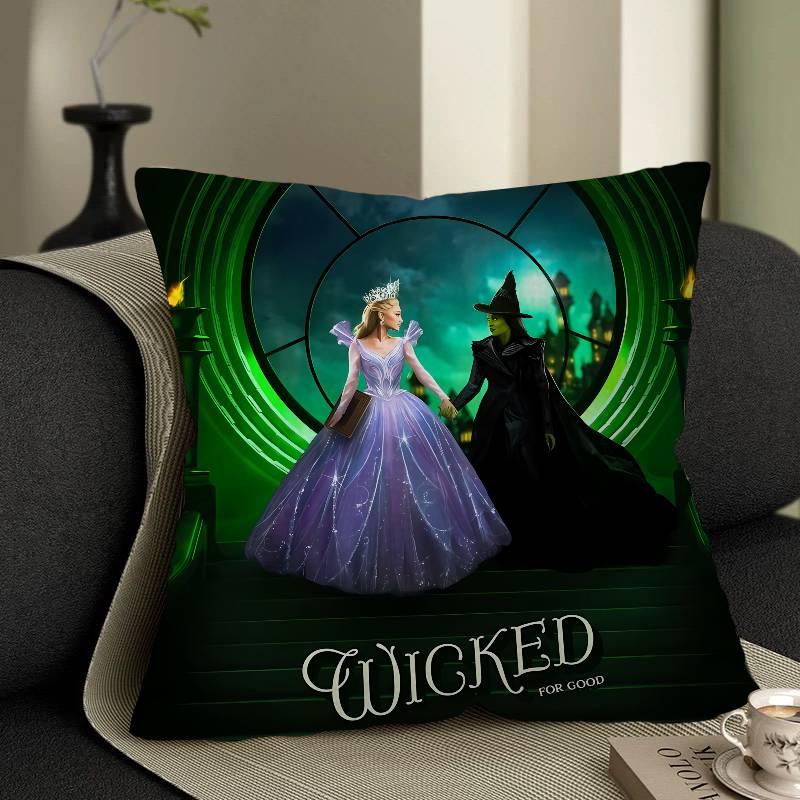 WickeES Elphaba Glinda Pillow Gifts Home Office Furnishings Bedroom Sofa Car Cushion Cover case xcm