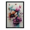 Dzika Natura W Kwiatach Dzika Natura W Kwiatach, 40X50 Cm, Rama Aluminiowa Czarna, Papier Matowy 230 Gsm