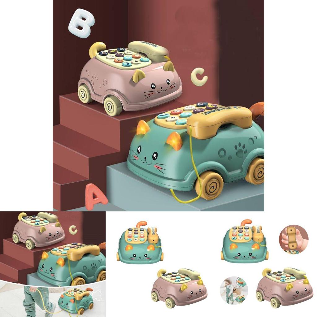 Двуязычная телефонная игрушка на кошачью тематику для детей