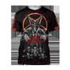 Дьявол Сатана 3D-принтованные мужские футболки Летняя мода Харадзюку Хип-хоп Повседневные футболки Уличная одежда Индивидуальность Круглый вырез Y2k Топы