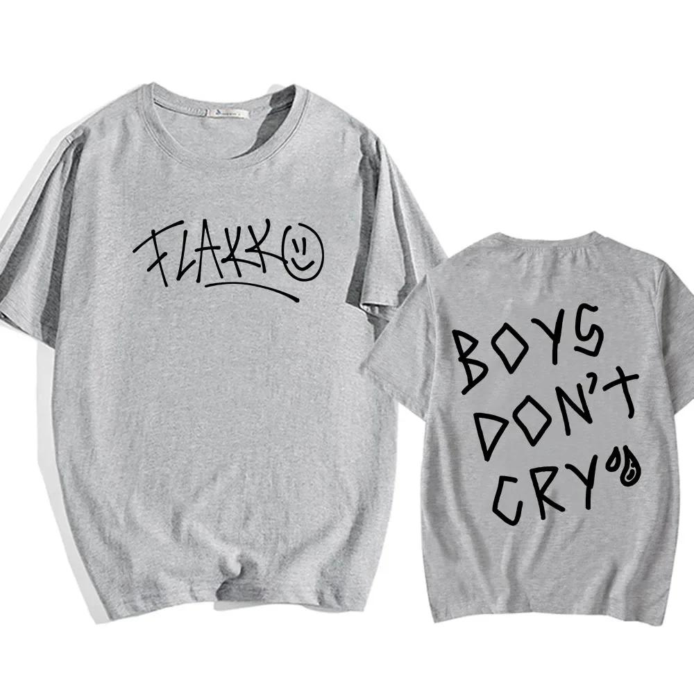Rels B Flakk Smile Tshirt Boys Dont Cry Letter Graphic Teeshirt Cotton Summer Casual UnisexUnisex Shirt Streetwear Ropa De Mujer