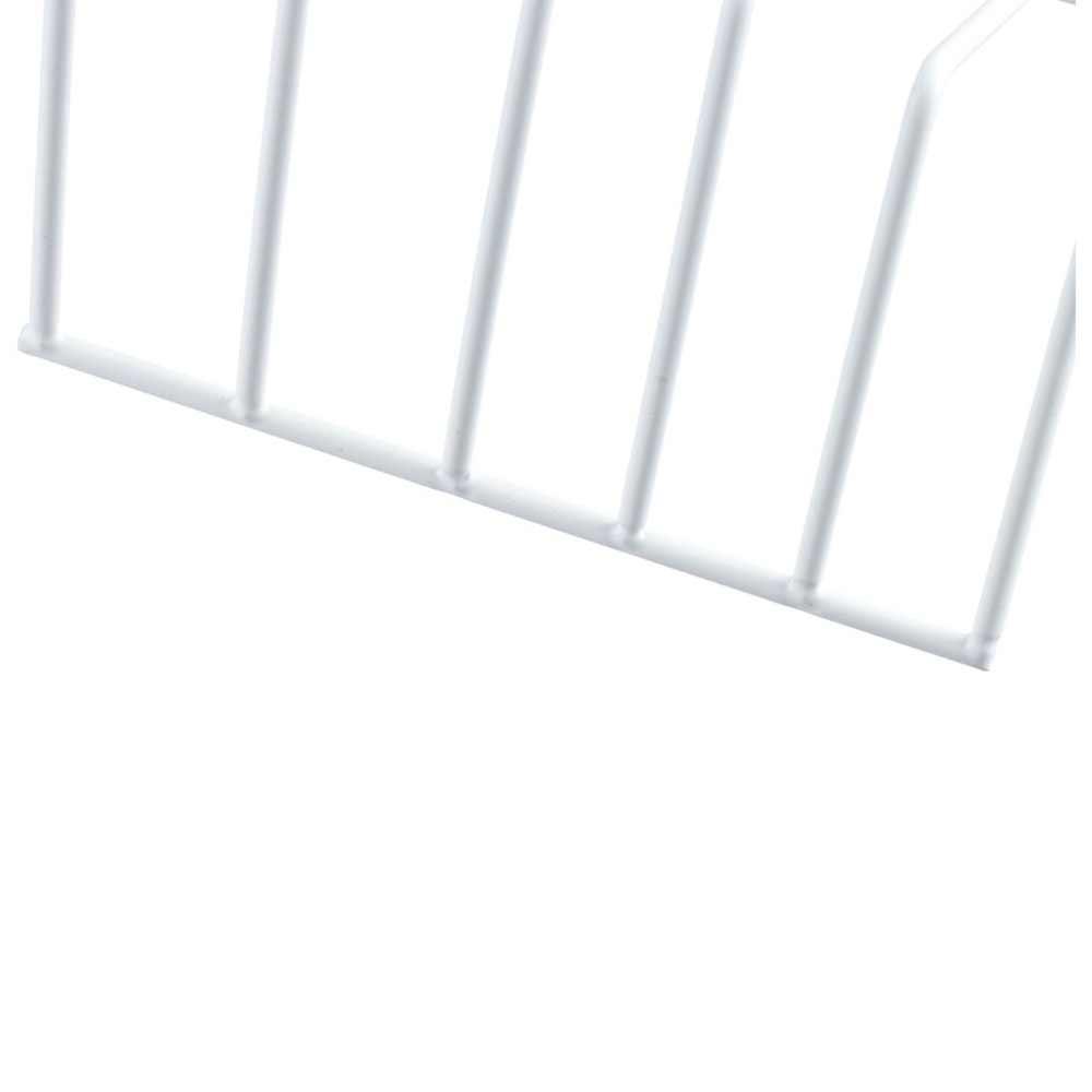 School Office Supplies Desk Storage Iron Book Stand Triangle Bookend Book Holder Record Rack