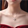 Cross Cross Metal 925 Birthday Made In Japan [JDE] Necklace, Women's Necklace, Hypoallergenic, Silver, Present,