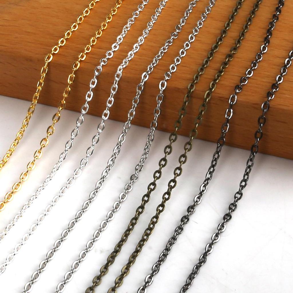 5 метров ручной работы DIY жемчужные серьги аксессуары удлинительная цепочка