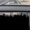 Автомобильные Пейзажные Кошачьи Украшения Спящий Кот Украшение Салона Автомобиля Центральная Консоль Экран Навигатора Декор Дома Миниатюры