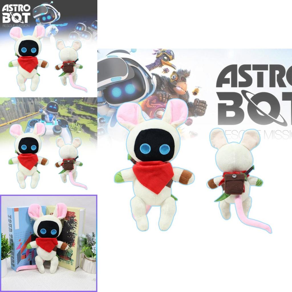 Очаровательная плюшевая кукла Astrobot для спасения, мягкая игрушка-кролик для детей и коллекционеров