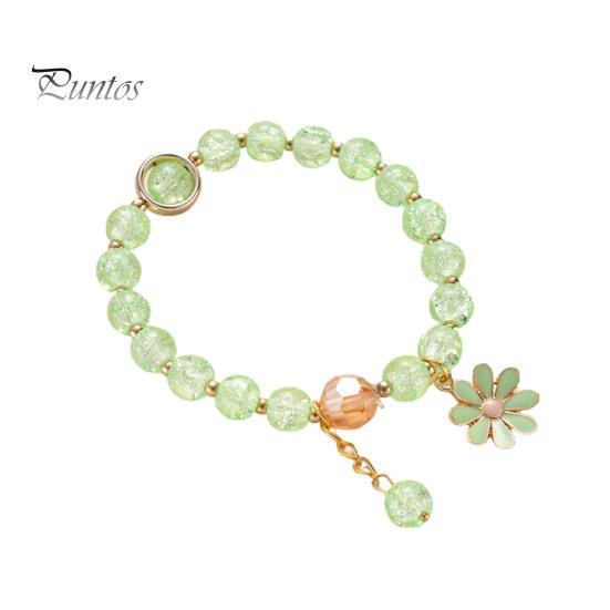 Студенческий браслет с подсолнухом и бисером, сладкий корейский стиль, универсальный браслет, подарок для девочек