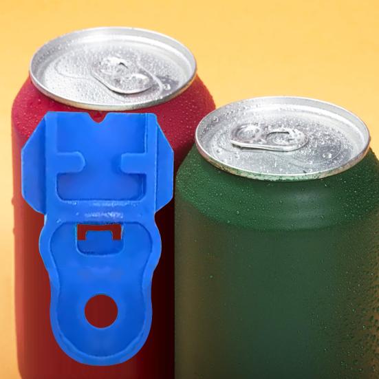 2 шт. консервные ножи компактный размер гладкие края портативные легкие многоразовые многоцелевые АБС-пластик ручные ручные открывалки для напитков и напитков кухонные принадлежности