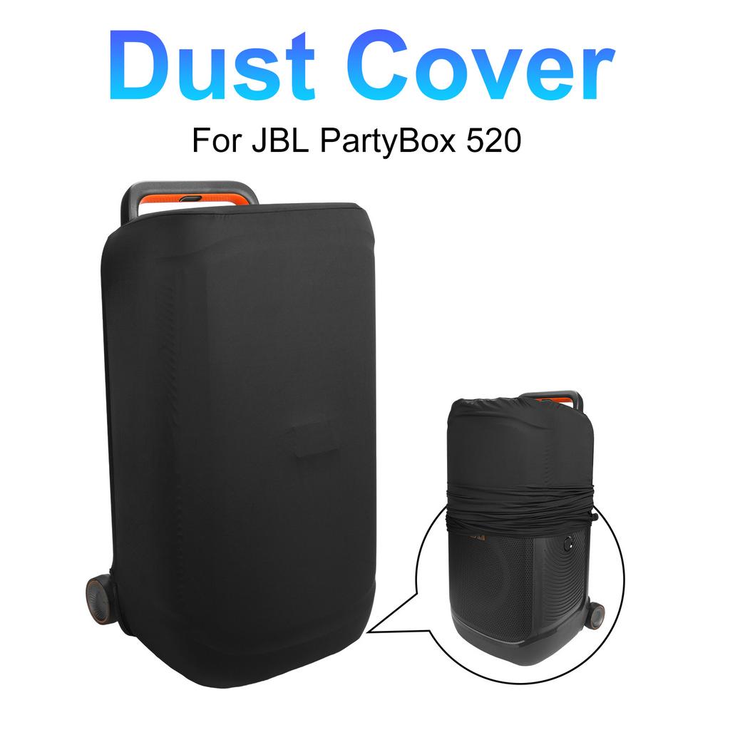 Защитный чехол от пыли для JBL PartyBox 520, высокоэластичный защитный чехол с эластичной лентой.