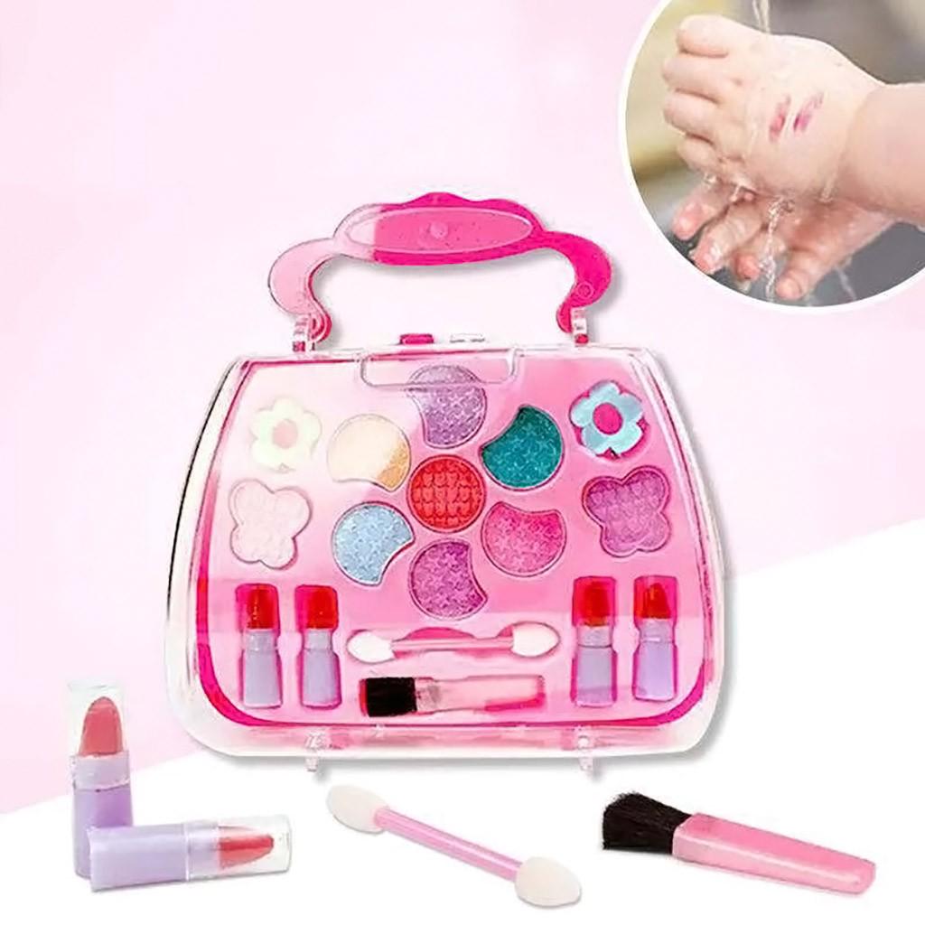 Pretend Play Cosmetic Makeup Toy Set Kit for Little Girls Kids Beauty Toys