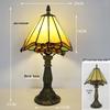 Tiffany Vintage Stained Glass Table Lamp for Bedside or Cafe