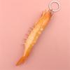 Toy Sea Animal Bag Pendant Backpack Ornament Simulation Imitation Food Keychain Shrimp Keychain PVC