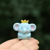 Мини-фигурки слонов Миниатюрные смоляные слоны для сказочного сада Модели слонов Микро-ландшафт с мхом Поделки для террариума DIY Декор для кукольного домика Аквариума