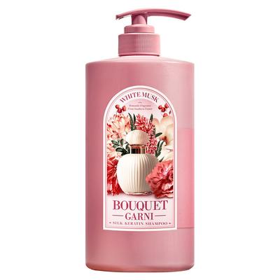 Шампунь шелковый кератин, аромат белого мускуса, 1 л, 1 шт.