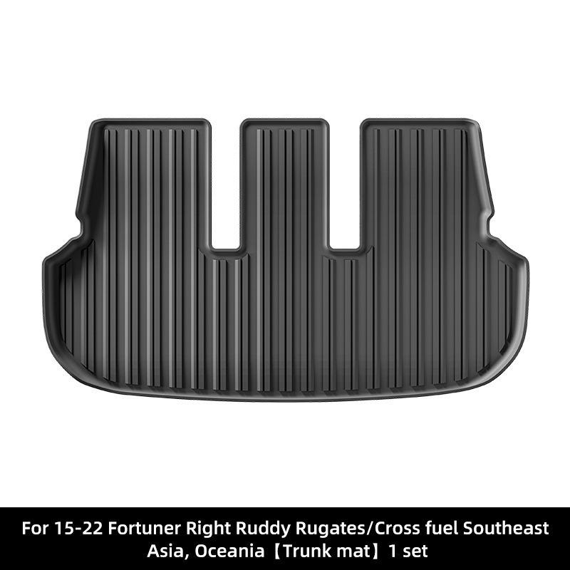 Экологичные коврики и вкладыш в багажник из ТПЭ для Toyota Fortuner 2015-2024