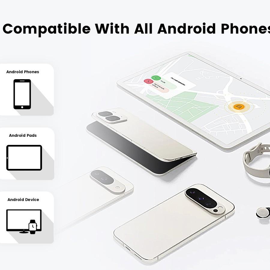 MiLi MiTag Go Bluetooth-Compatibility Tracker For Android Item Finder Work With Google Find My Device 2025