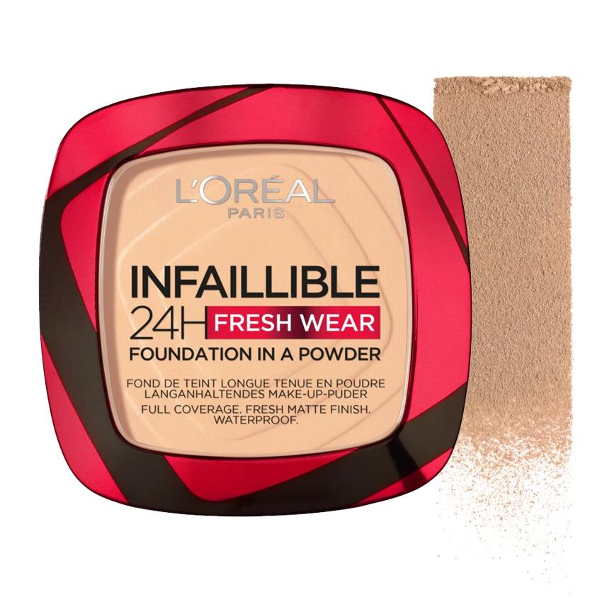 Loreal infaillible fresh wear 24h podkład w pudrze - 120 vanilla 9g