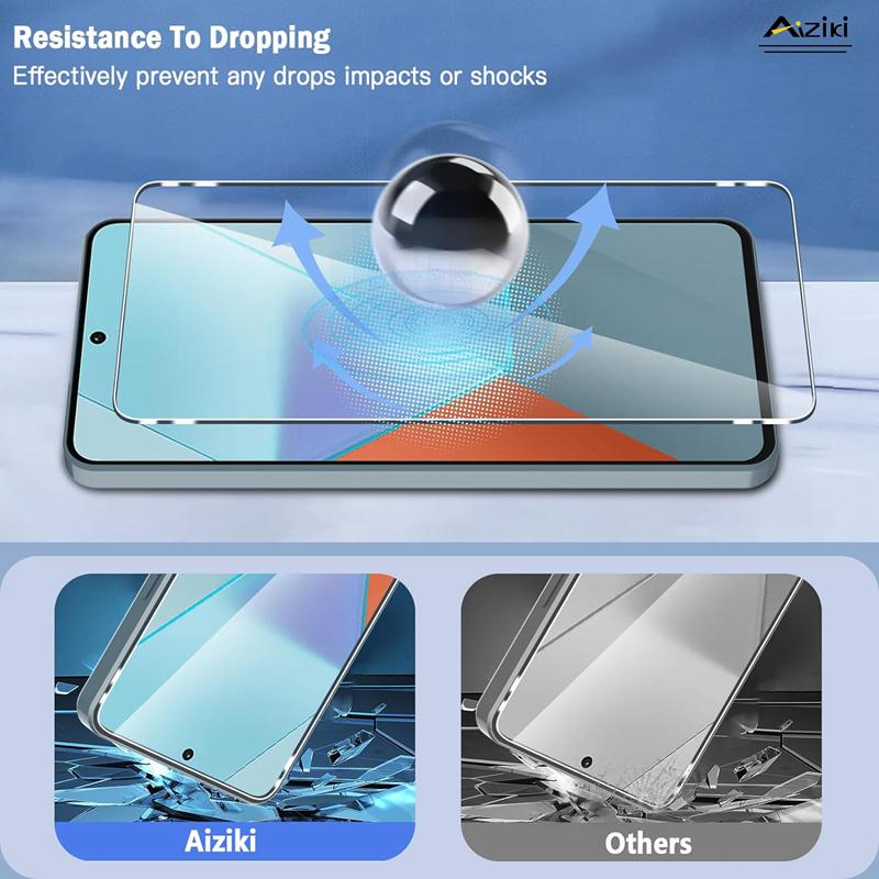 3 шт., Защитные пленки из закаленного стекла Full HD с прозрачным экраном для Redmi Note 13/Note 13 Pro/Note 13 Pro 5G для Redmi 13C POCO C65 X6 M6 Pro
