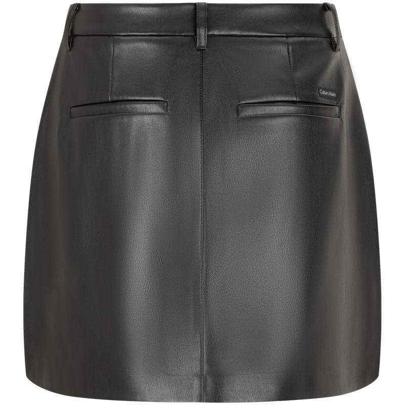 Calvin Klein Модная уличная мини-юбка А-силуэта в стиле кэжуал, женские юбки, цвет Space-Black J224190