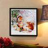 New Arrival 5D DIY Full Circle Diamond Painting "Squirrel and Bird" Embroidery Cross Stitch Home Decor Gift
