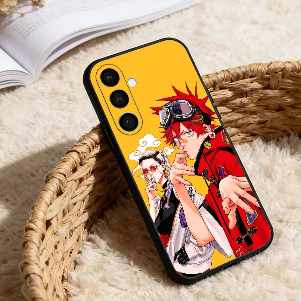 Чехол для телефона Gokurakugai Alma And Tao для Samsung Galaxy A91,80,73,72 ,71,53,52,32 ,31,22,21s,20, Мягкий черный чехол