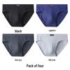 Premium Pure Cotton Men's Plus Size Briefs - Breathable, Sweat-Absorbent for Middle-Aged and Elderly