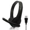 Universal Usb Wired Headphones Pc Gaming Headset With Microphone Noise Reduction Stereo Earphone Helmet For Laptop Computer
